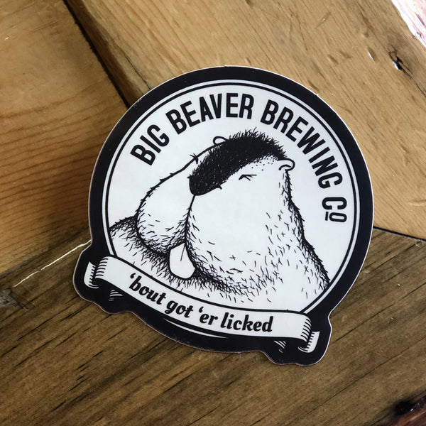 Big Beaver Logo Sticker